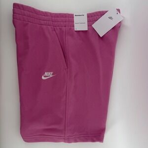 Nike Sportswear Fleece Short Women XL Fireberry Pink Standard Fit FD3015-646 NEW